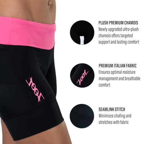 Women's 6" Quick Dry Triathlon Shorts with Pockets