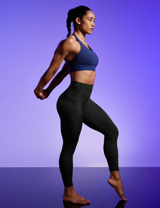 Women's High Waist Compression Leggings with Pockets