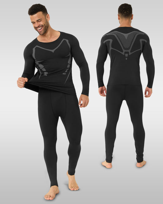 Men's Fleece Lined Thermal Base Layer Set