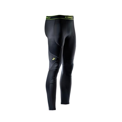 Men's Compression Soccer Leggings with Shin Pockets