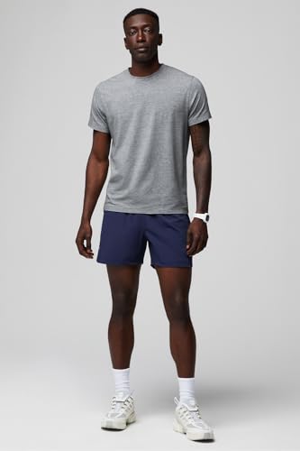 Fabletics Men's The One Short (Unlined), Training, Swimming, Lightweight, Quick-Dry, Zip Pocket, Stretch Woven