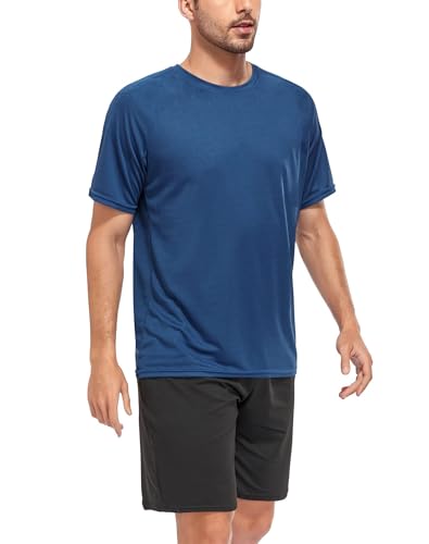 Men's Mesh Workout Shirt Quick Dry Athletic T-Shirt