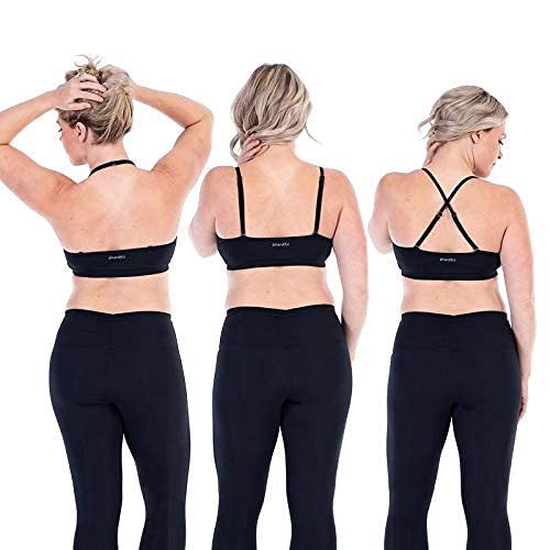 Handful Women's Adjustable Sports Bra with Removable Pads, Versatile Workout Bra