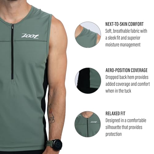 Men's Triathlon Performance Tank Top UPF 50+