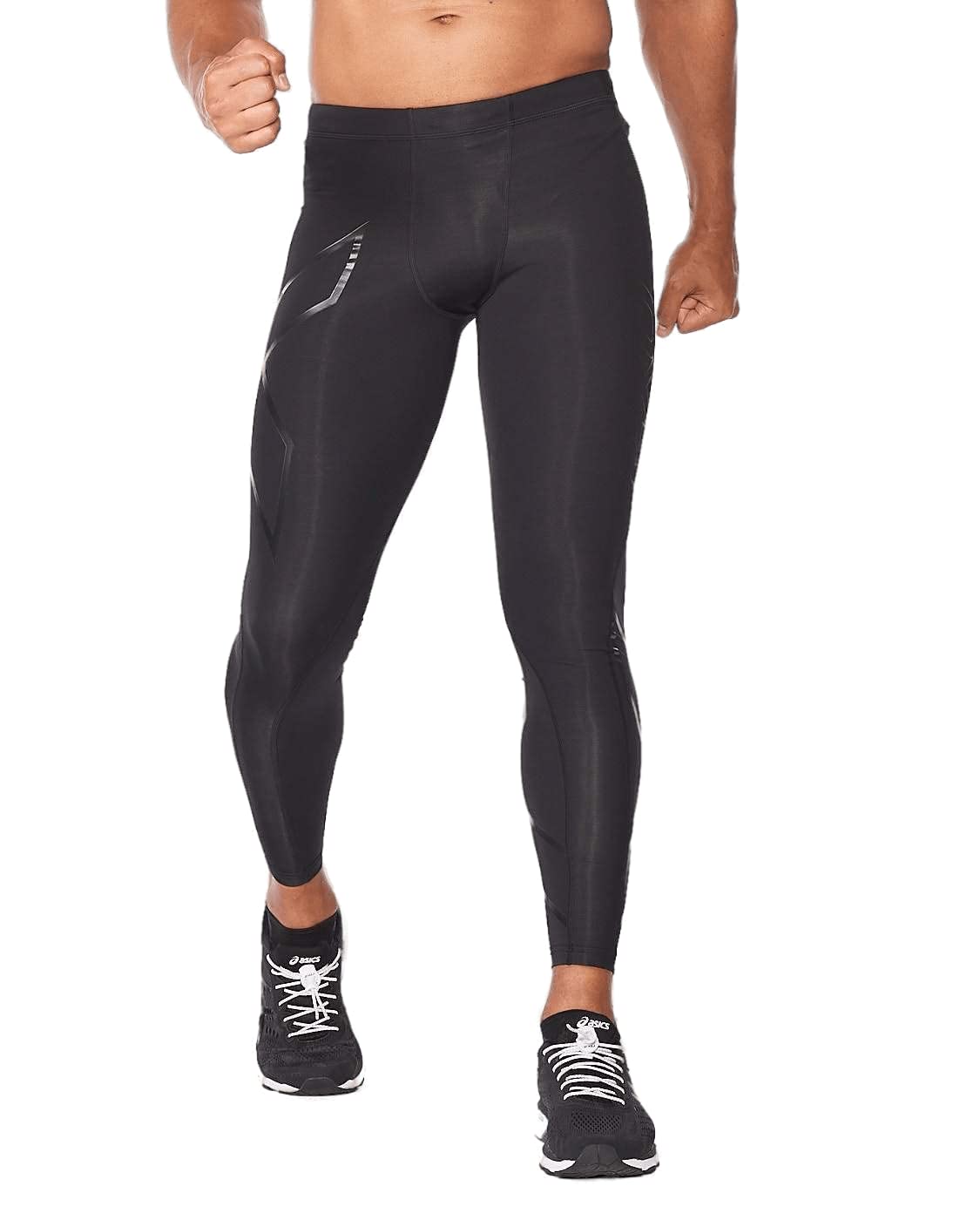 2XU Men’s Core Compression Tights, Fitness Clothing Pants for Running, Training & Gym, PWX Stretch Legging
