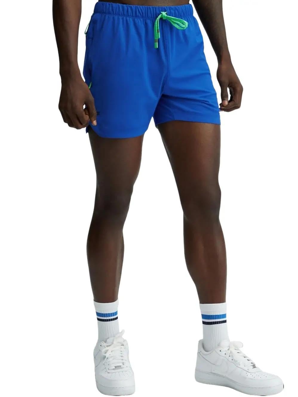 Fabletics Men's The One Short (Unlined), Training, Swimming, Lightweight, Quick-Dry, Zip Pocket, Stretch Woven