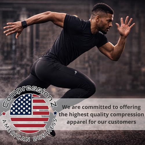 Men's Compression Workout Running Tights