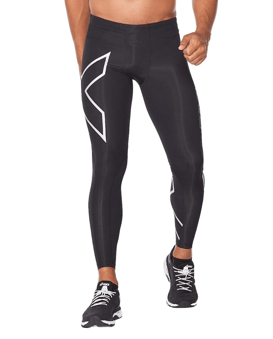 2XU Men’s Core Compression Tights, Fitness Clothing Pants for Running, Training & Gym, PWX Stretch Legging
