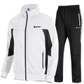 Men's 2 Piece Tracksuit Full Zip Athletic Jogging Set