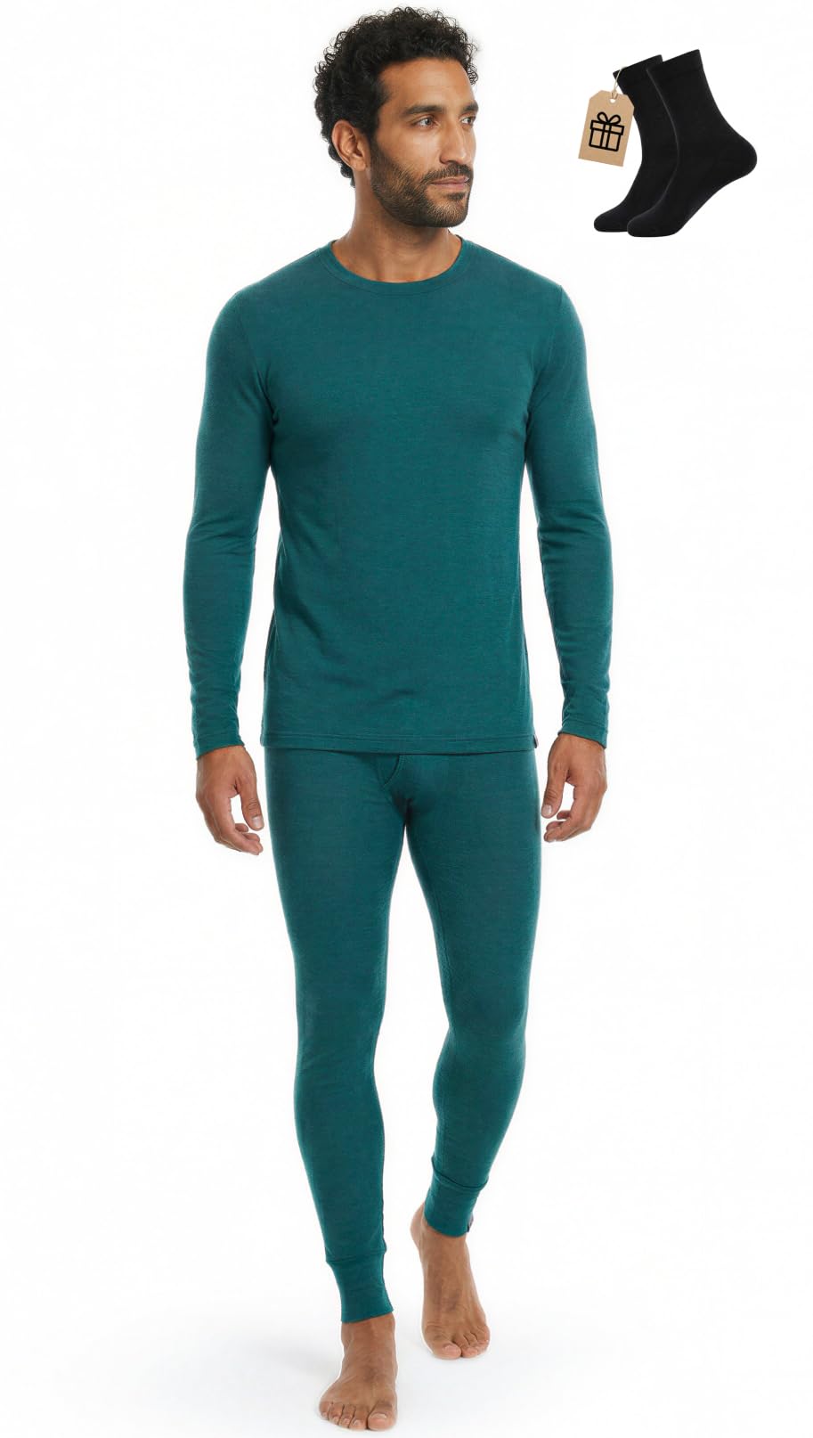 Men's Merino Wool Thermal Base Layer Set