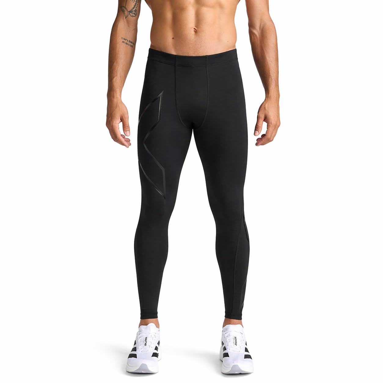 2XU Men’s Core Compression Tights, Fitness Clothing Pants for Running, Training & Gym, PWX Stretch Legging