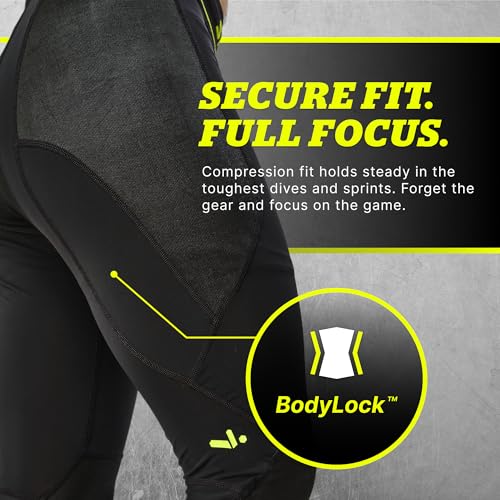 Men's Compression Soccer Leggings with Shin Pockets