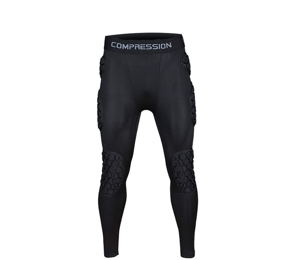 Men's Padded Compression Pants Athletic Leggings