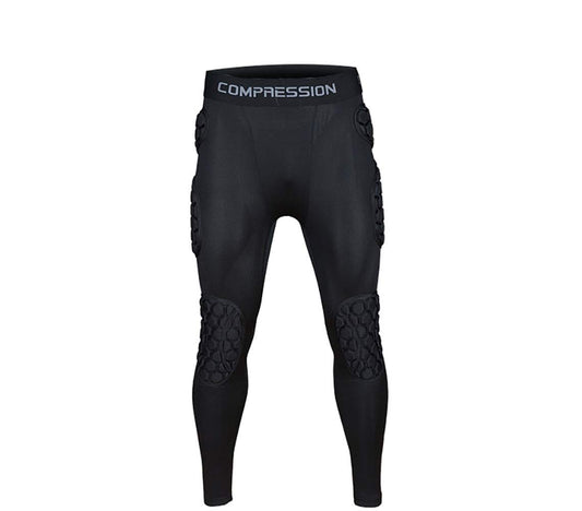 Men's Padded Compression Pants Athletic Leggings