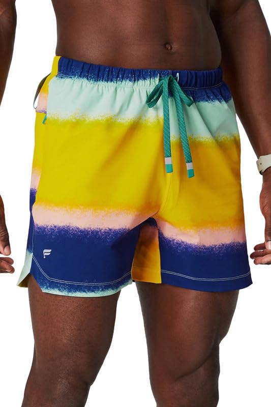 Fabletics Men's The One Short (Unlined), Training, Swimming, Lightweight, Quick-Dry, Zip Pocket, Stretch Woven