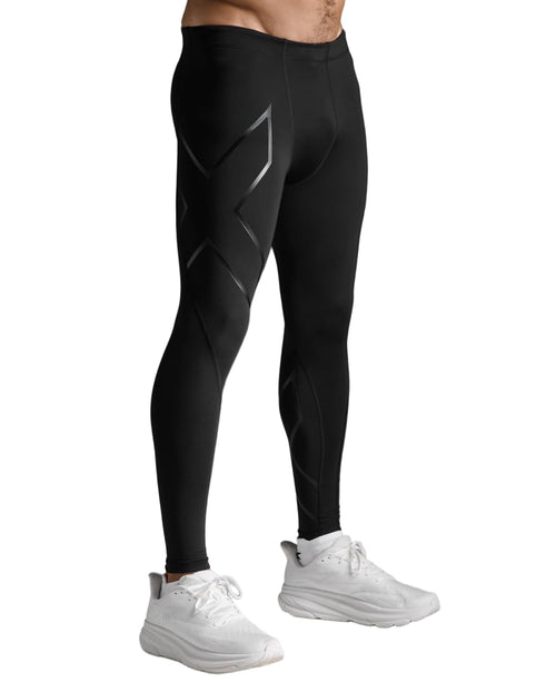 2XU Men’s Core Compression Tights, Fitness Clothing Pants for Running, Training & Gym, PWX Stretch Legging
