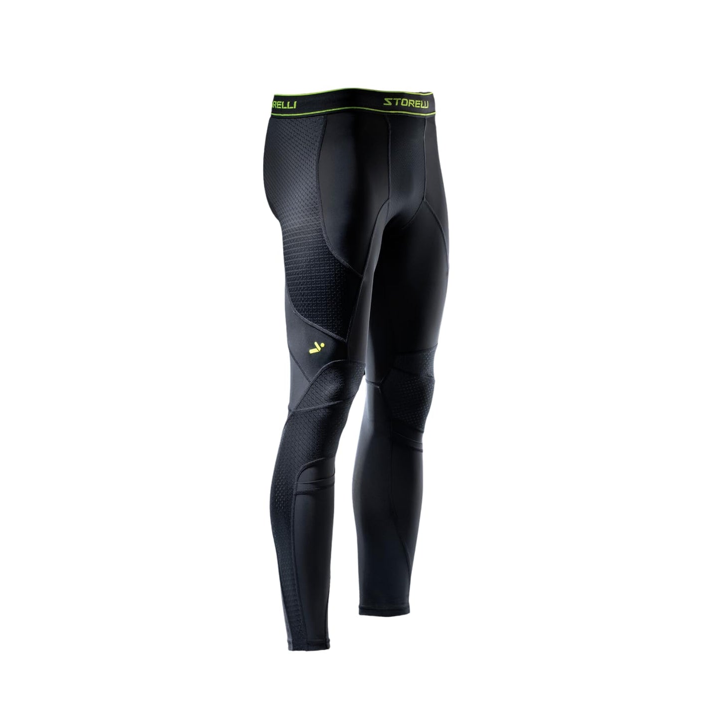 Men's Compression Soccer Leggings with Shin Pockets