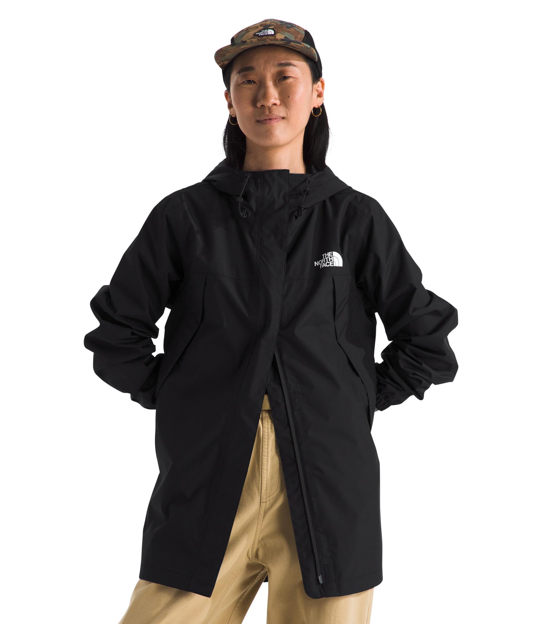 THE NORTH FACE Women's Antora Rain Parka | Breathable Waterproof Jacket, Seam Sealed, Adjustable Hood & Zip Hand Pockets