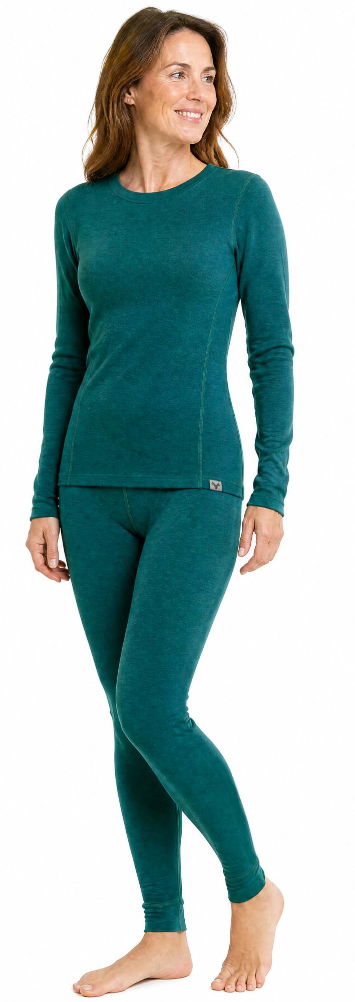 MERINNOVATION Merino Wool Base Layer Set for Women 100% Merino Wool Thermal Underwear Sets Lite - Midweight Top Tank Bottom