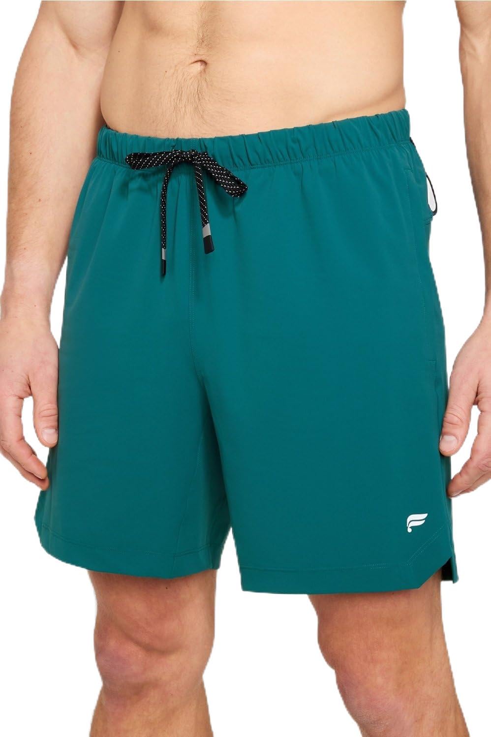 Fabletics Men's The One Short (Unlined), Training, Swimming, Lightweight, Quick-Dry, Zip Pocket, Stretch Woven
