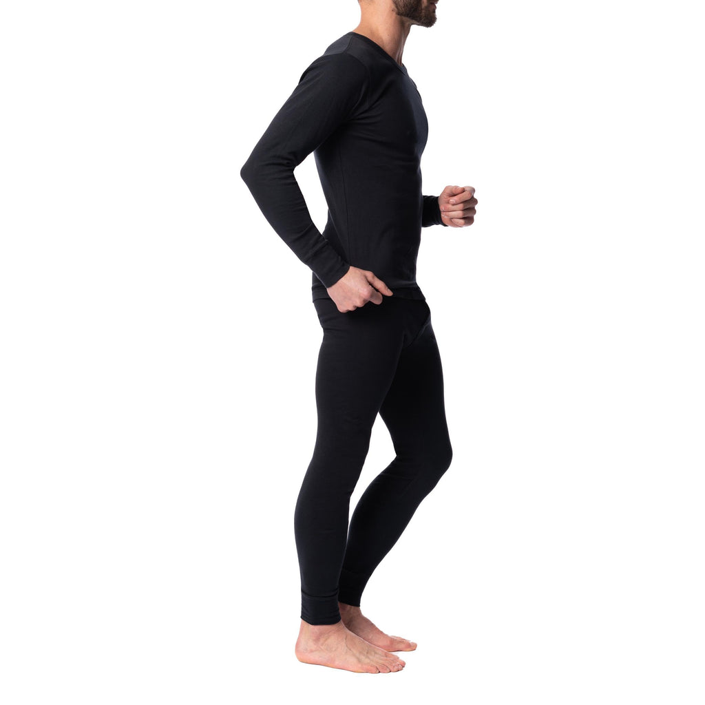 Men's Cotton Thermal Underwear Base Layer Set
