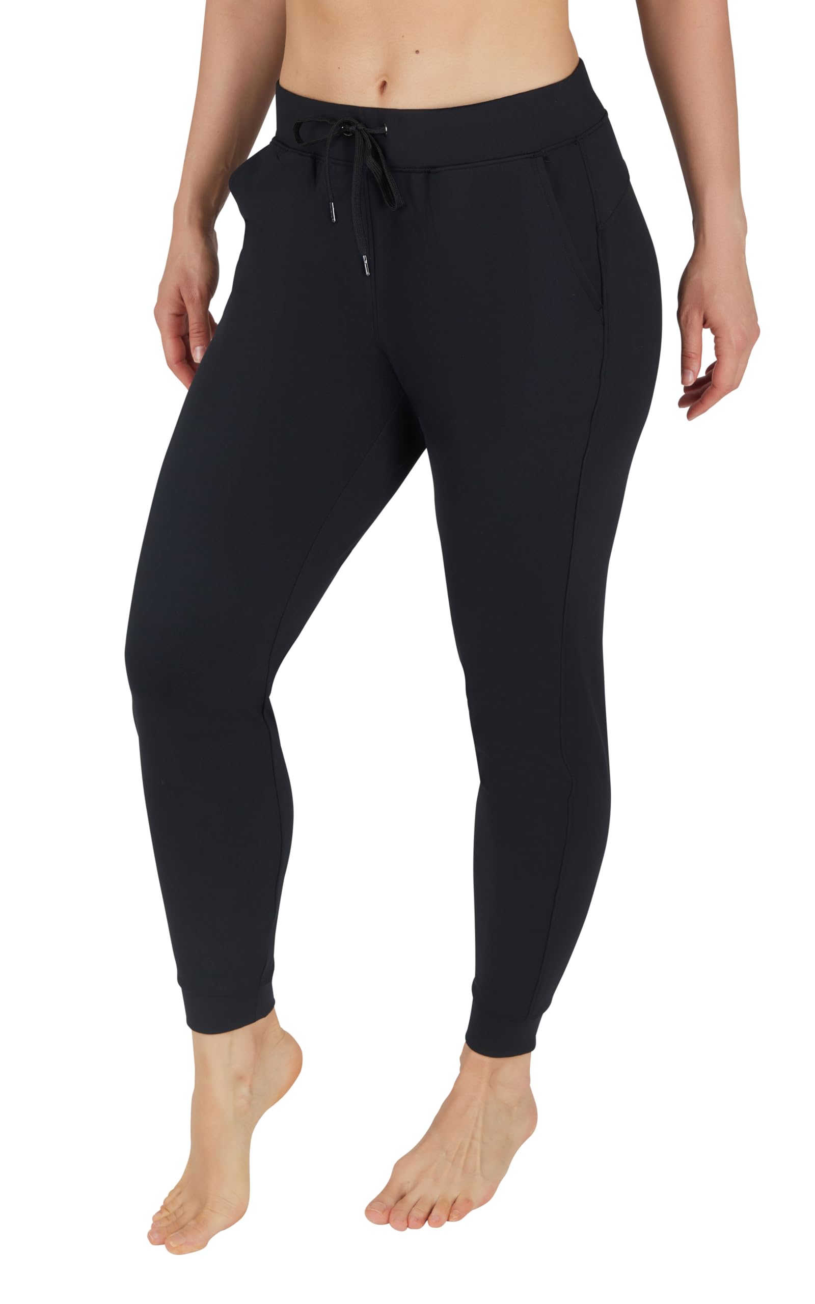 90 Degree By Reflex Womens High Waisted Jogger Lightweight Athletic Lounge Workout Pants with Pocket and Drawstring