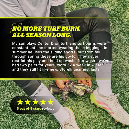 Men's Compression Soccer Leggings with Shin Pockets