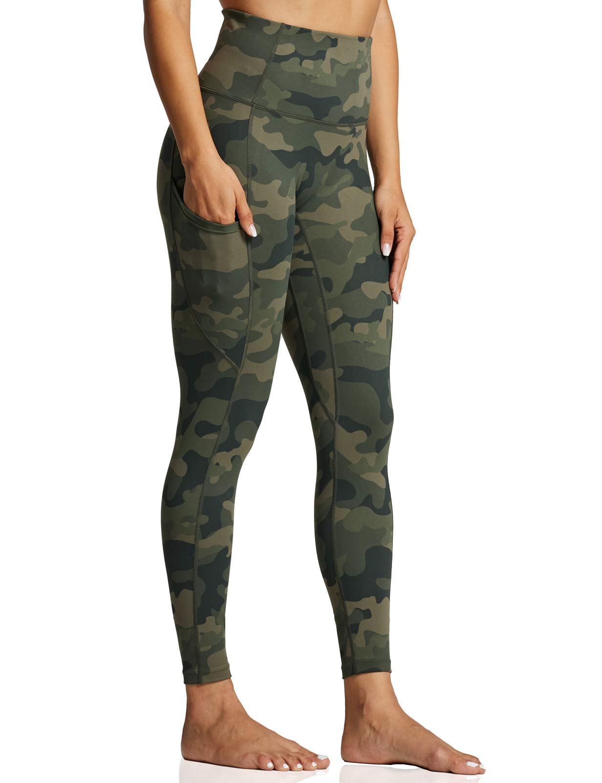 ZUTY 7/8 Workout Leggings for Women High Waisted Leggings with Pockets Squat Proof Yoga Ankle Leggings Plus Size 25"