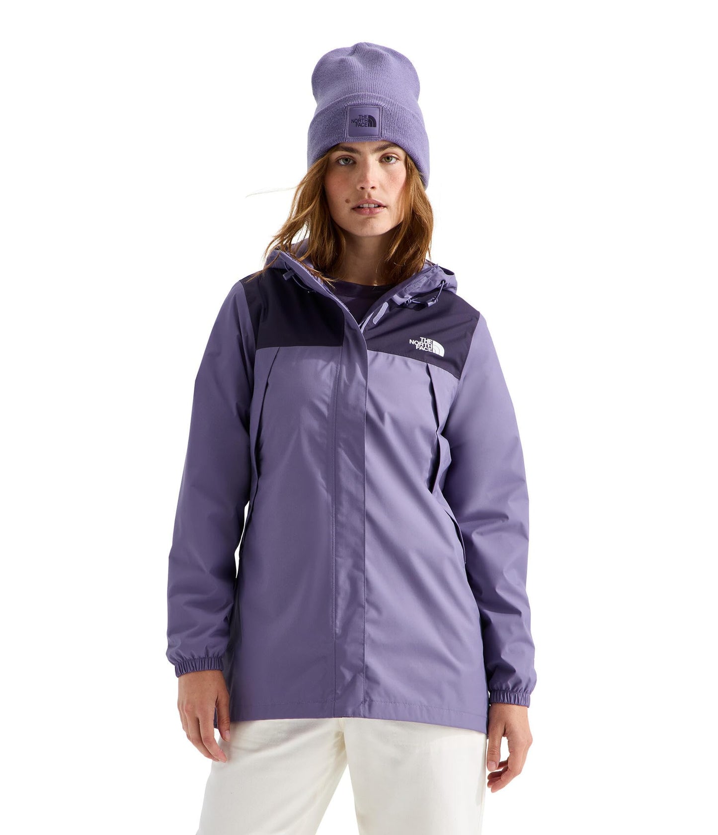 Women's Waterproof Hooded Rain Jacket with Pockets