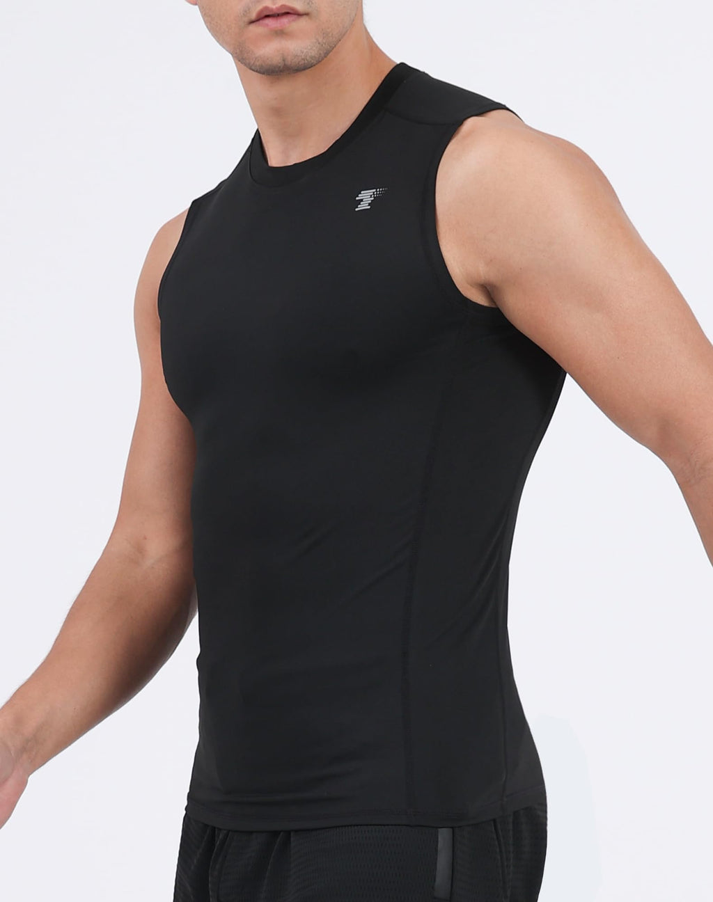 Men's 5 Pack Compression Sleeveless Workout Tank Tops