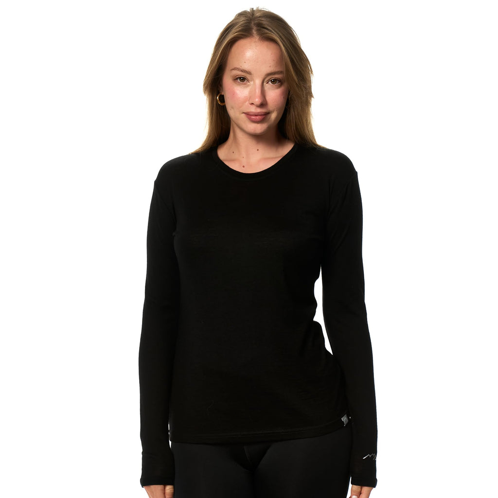 Women's Merino Wool Thermal Base Layer Shirt