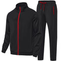 Men's 2 Piece Track Suit Full Zip Jogging Set