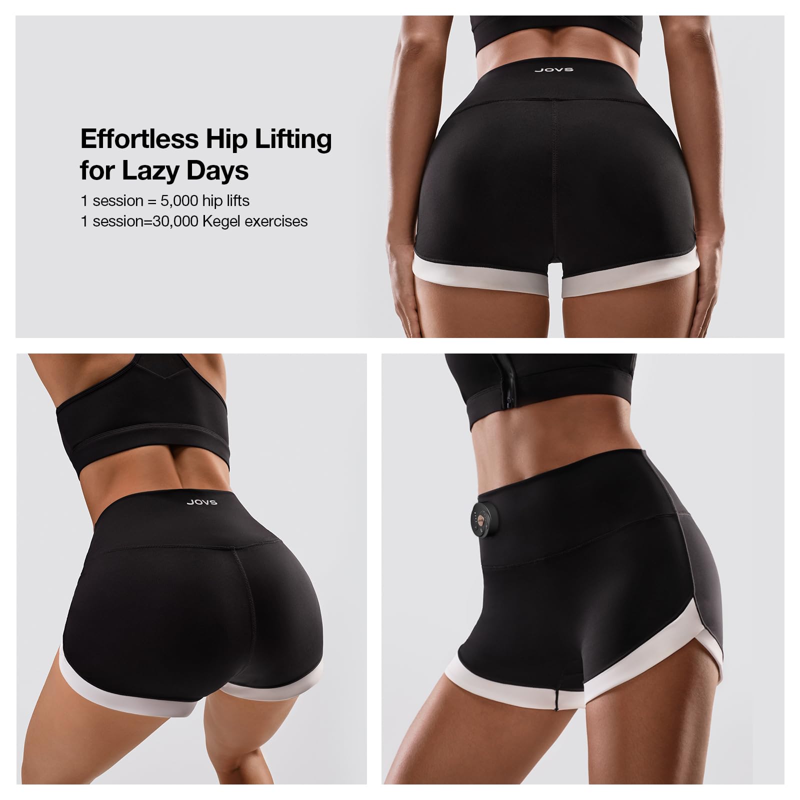 JOVS Toning Shorts for Hip Shaping & Pelvic Floor Muscle Lifting