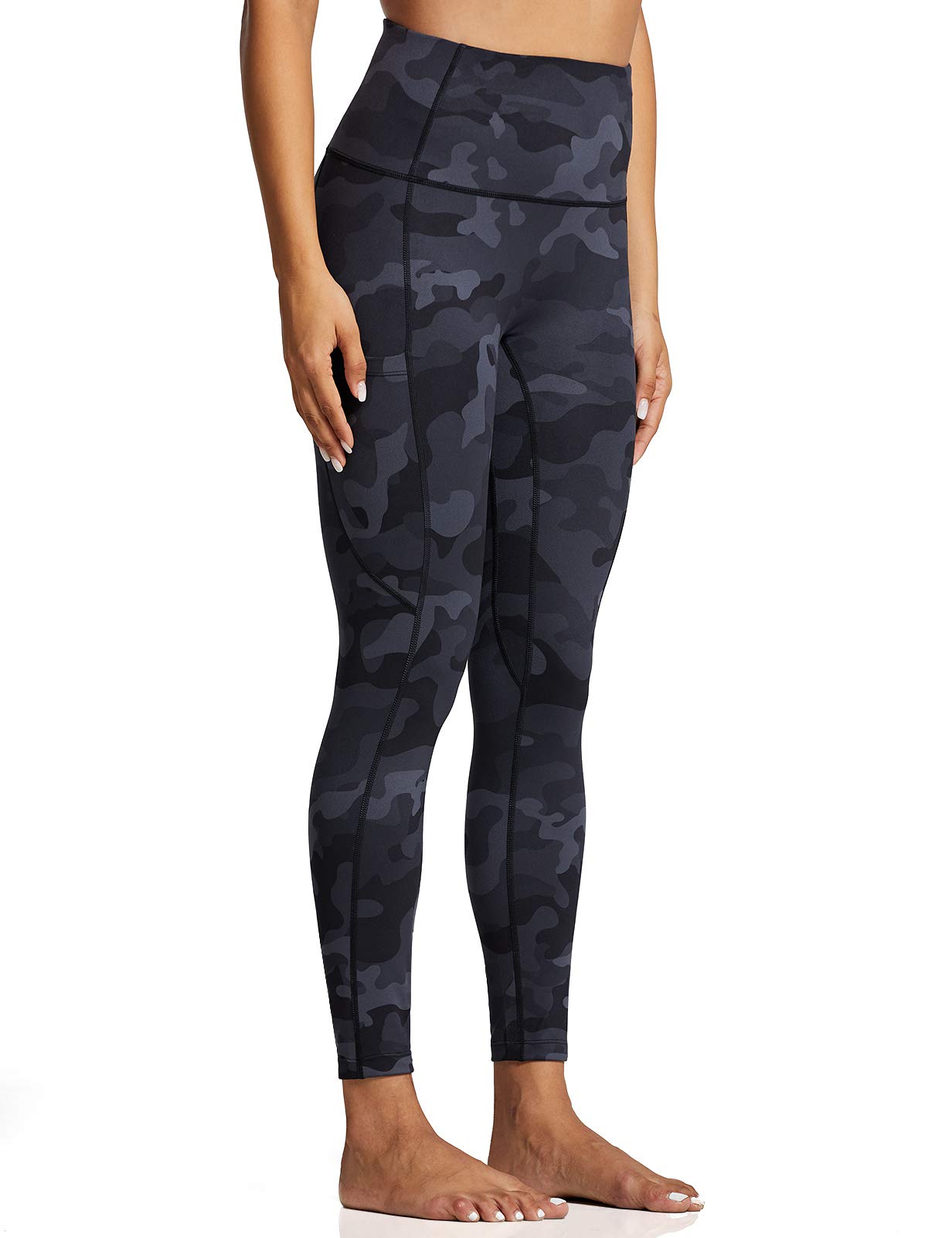 ZUTY 7/8 Workout Leggings for Women High Waisted Leggings with Pockets Squat Proof Yoga Ankle Leggings Plus Size 25"
