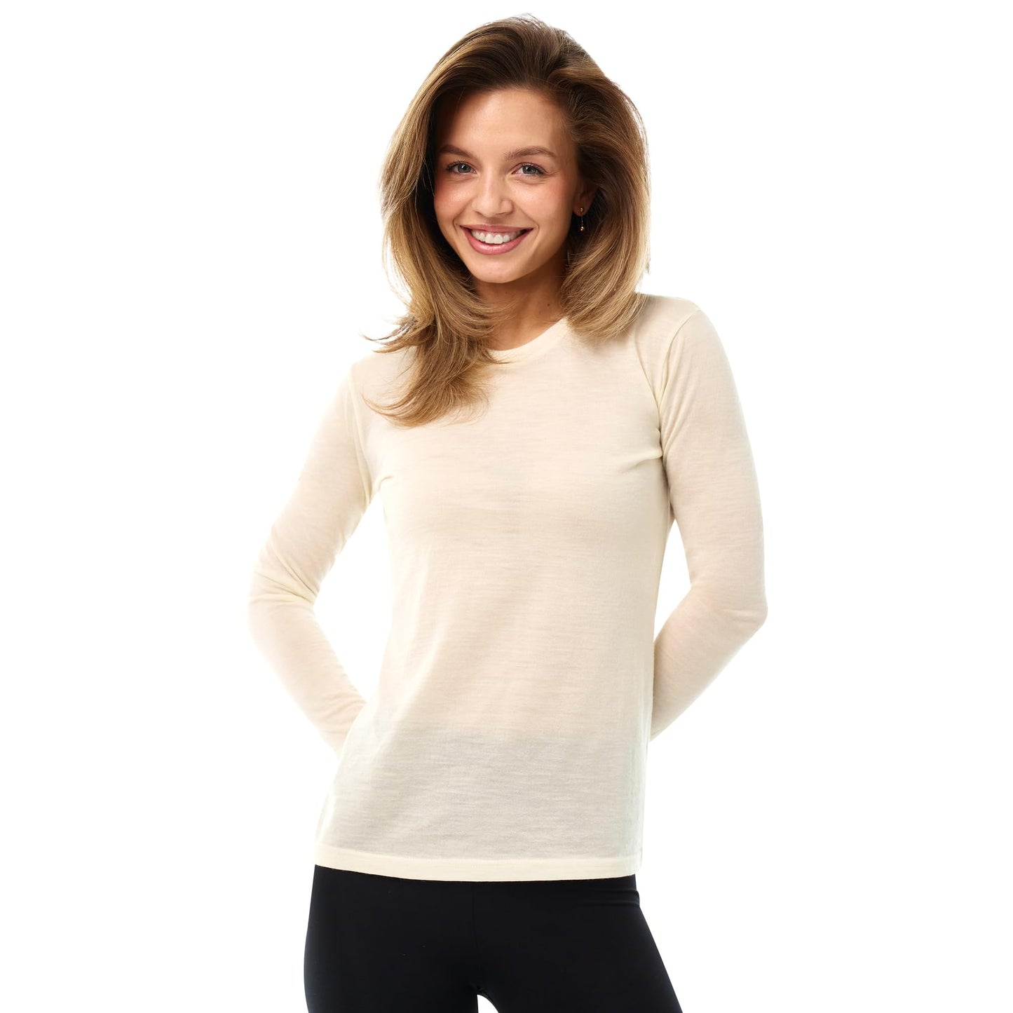 Women's Merino Wool Thermal Base Layer Shirt