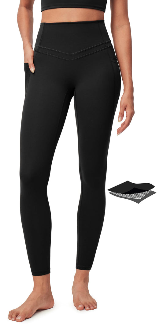 Women's High Waist Compression Leggings with Pockets