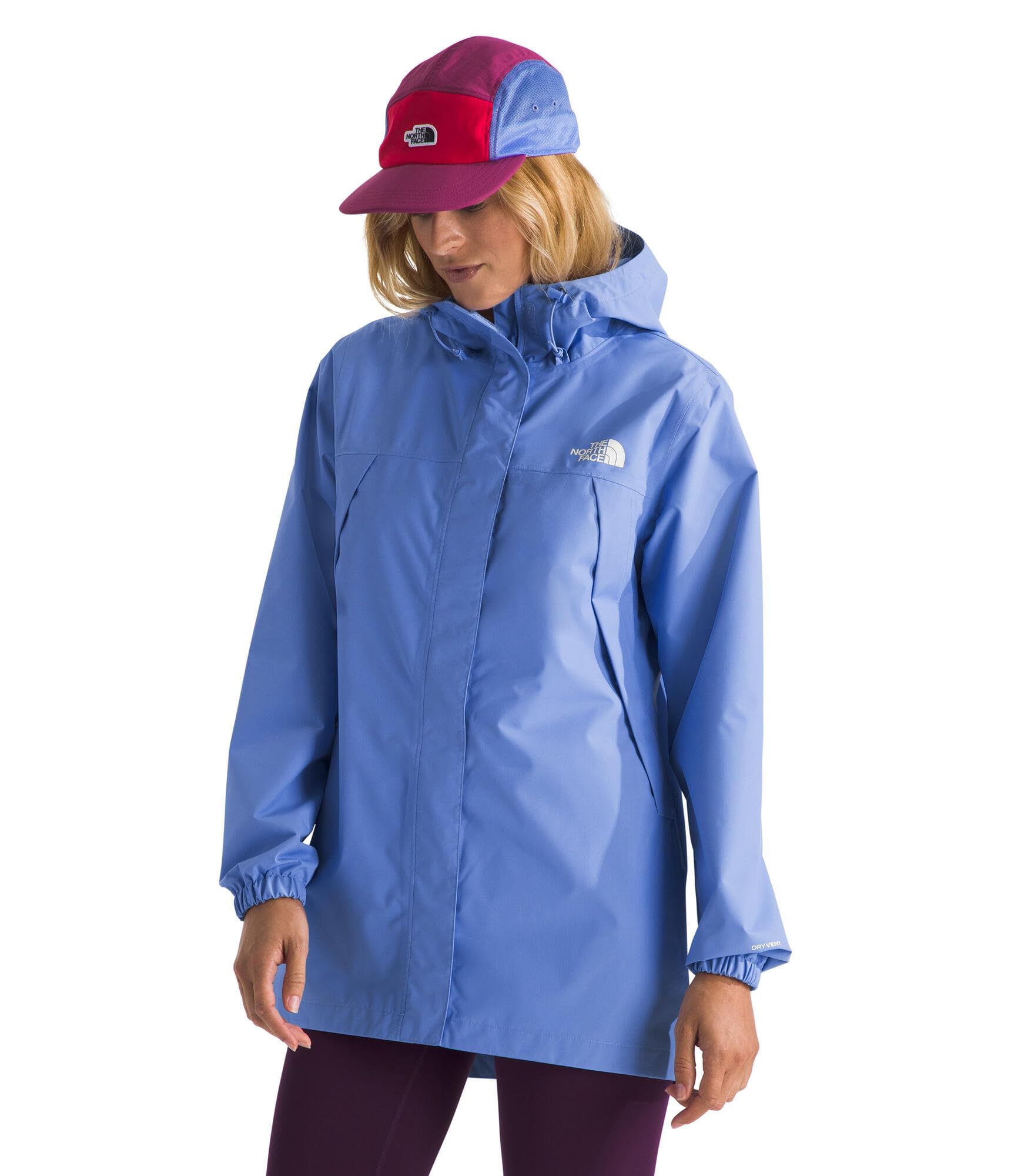 THE NORTH FACE Women's Antora Rain Parka | Breathable Waterproof Jacket, Seam Sealed, Adjustable Hood & Zip Hand Pockets