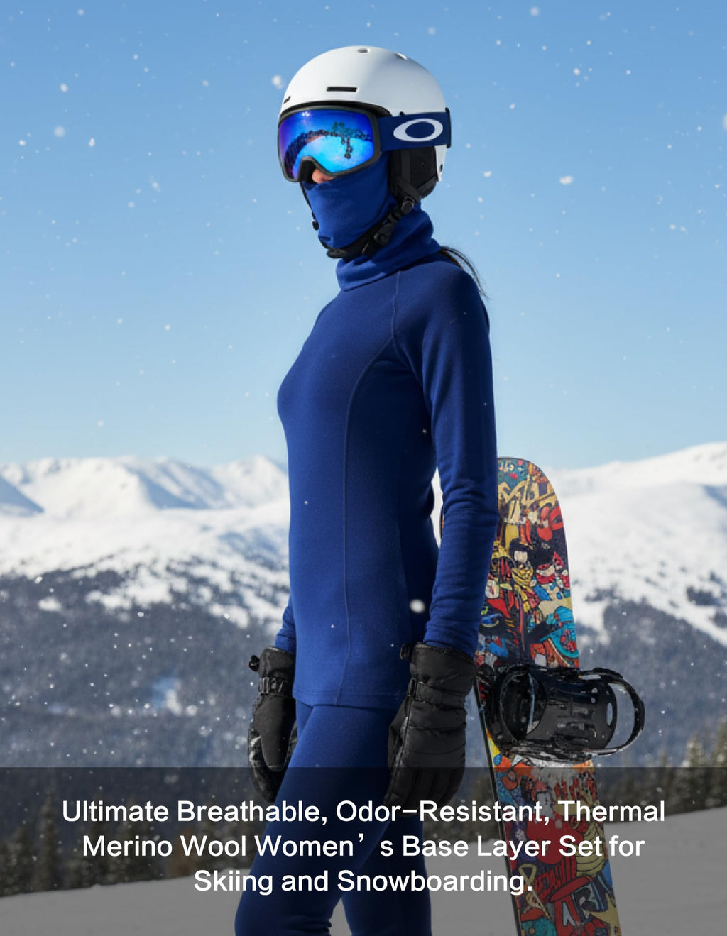 Women's Merino Wool Thermal Base Layer Set