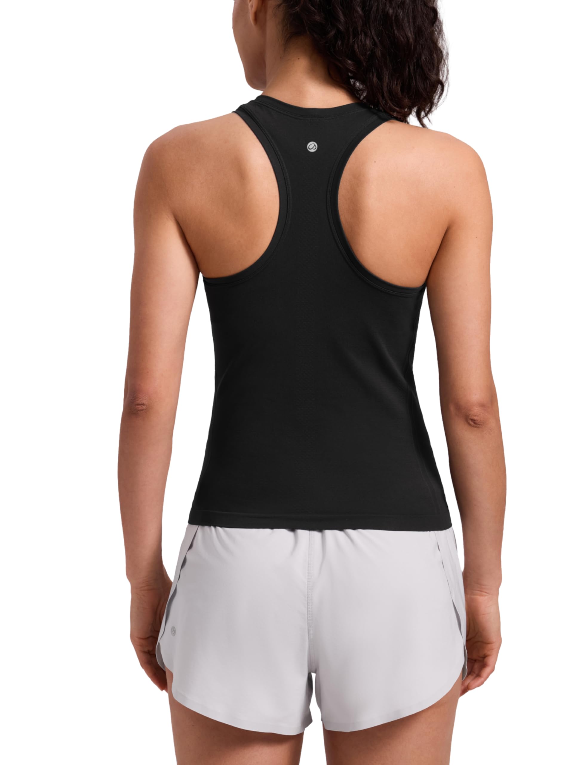 CRZ YOGA Seamless Racerback Tank Waist Length