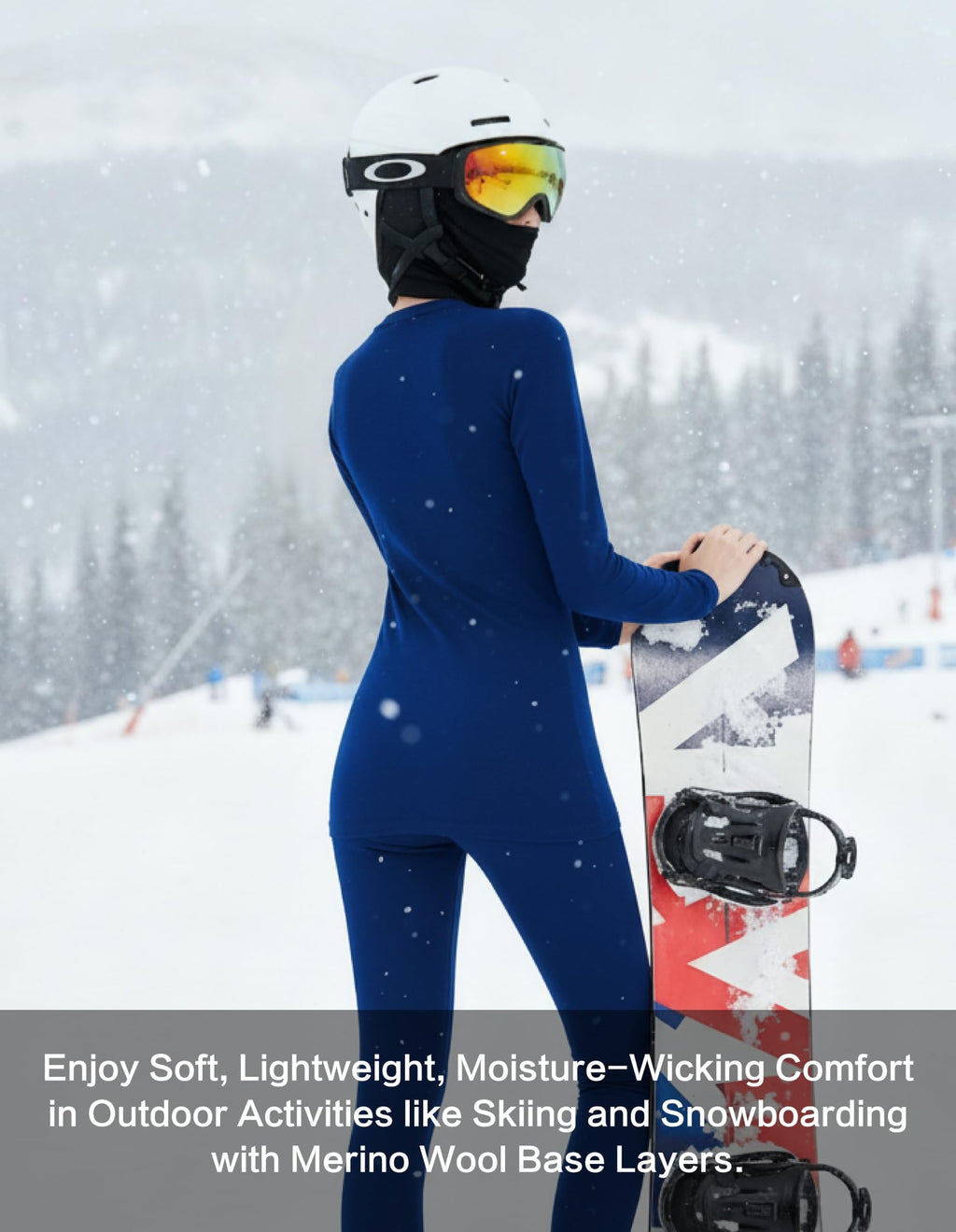 Women's Merino Wool Thermal Base Layer Set