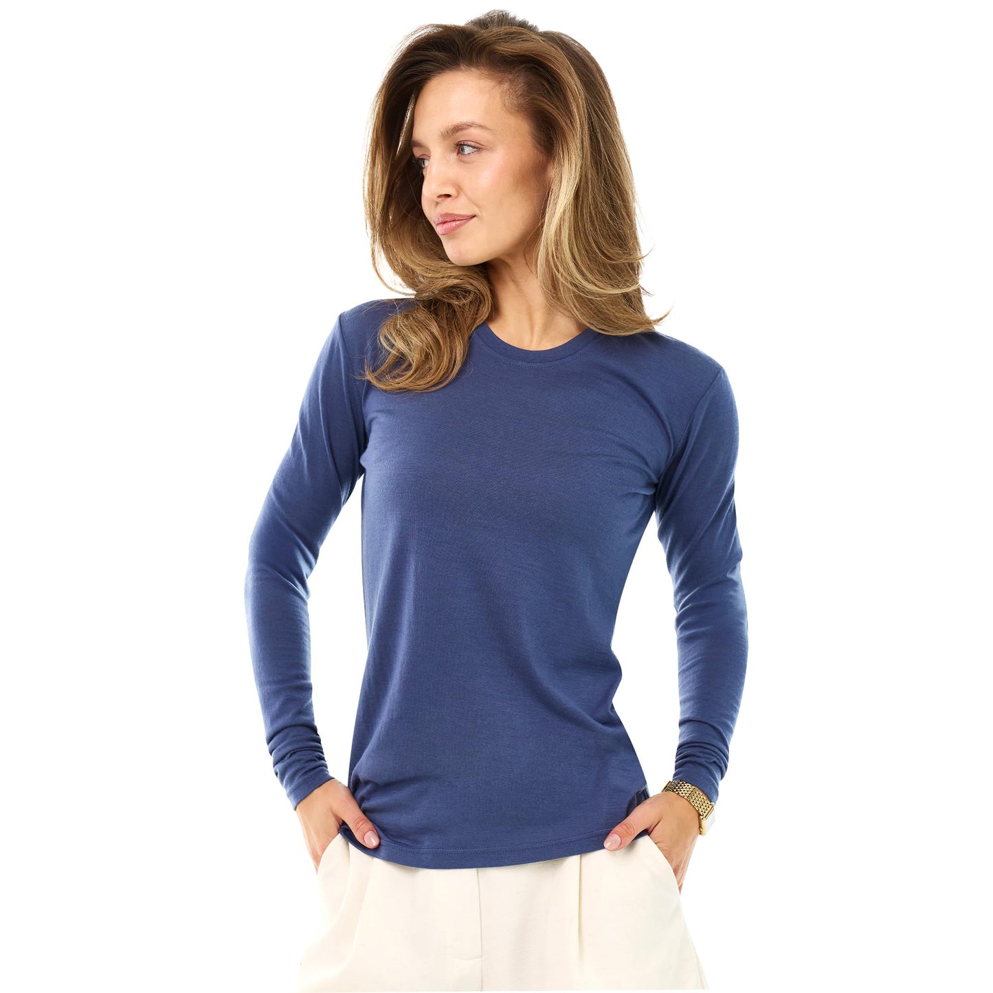 Women's Merino Wool Thermal Base Layer Shirt