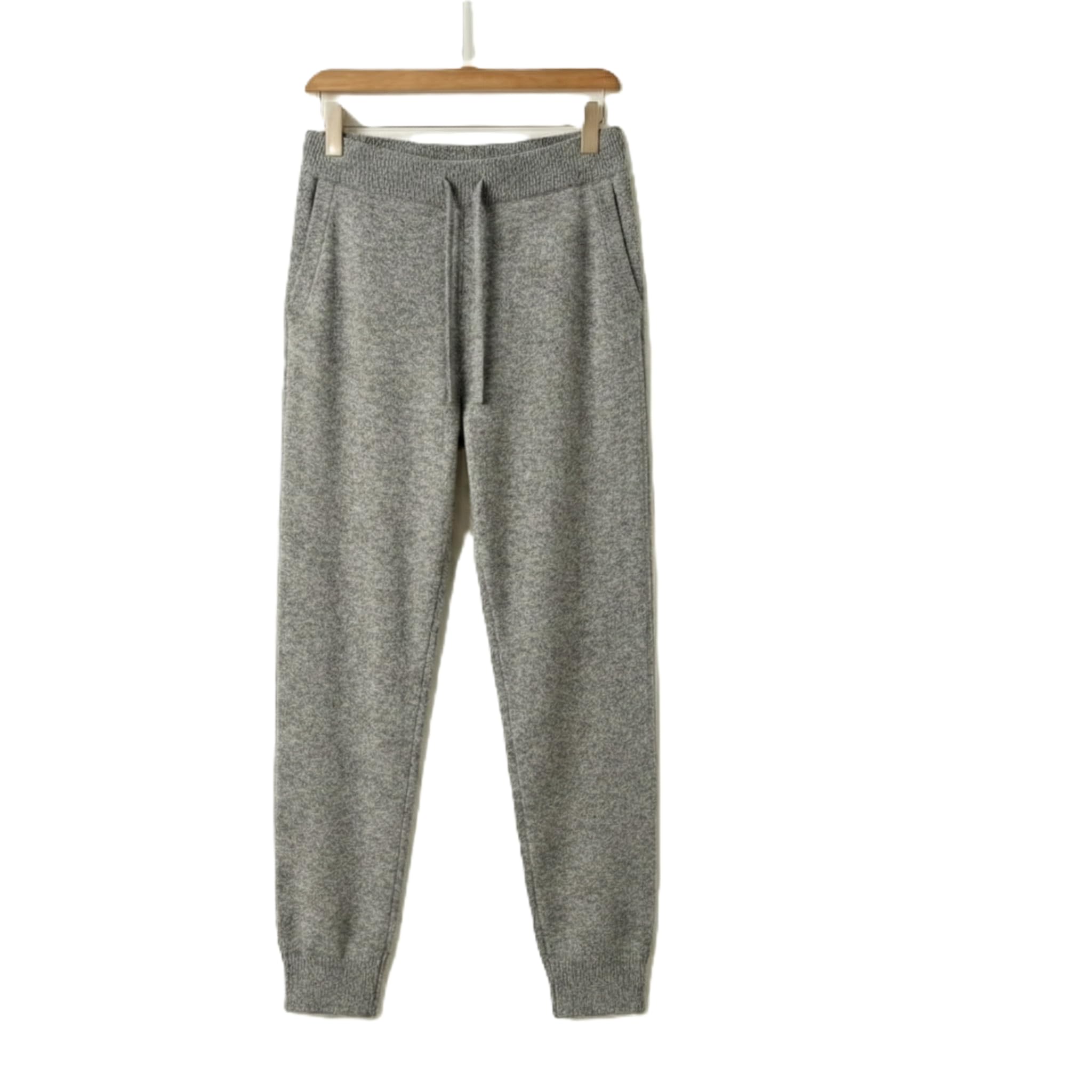NPIA Certified 100% Cashmere Joggers Men | 2-Ply 16 Micron Luxury Lounge Pants | Drawstring Sweatpants from Nepal