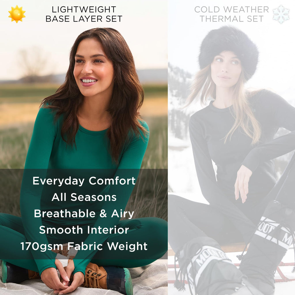 Women's Lightweight Base Layer Set with Leggings