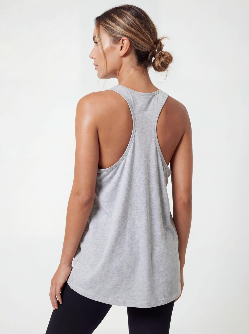 Women's Cotton Stretch Racerback Tank Tops