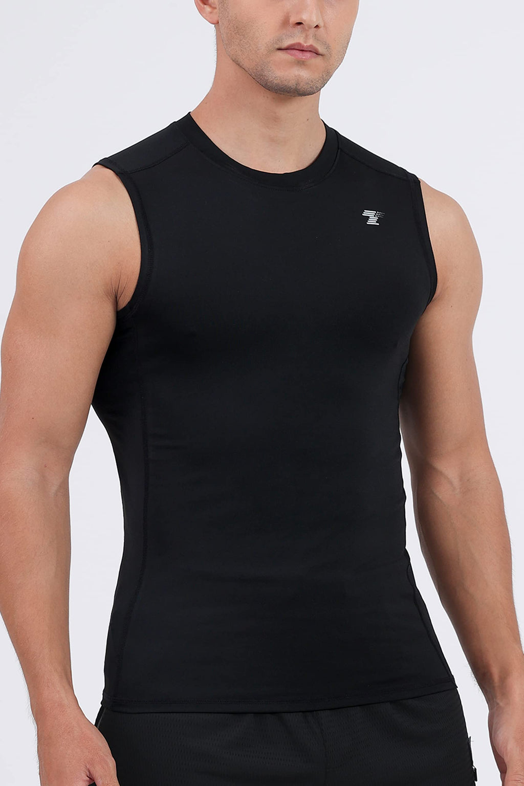 Men's 5 Pack Compression Sleeveless Workout Tank Tops