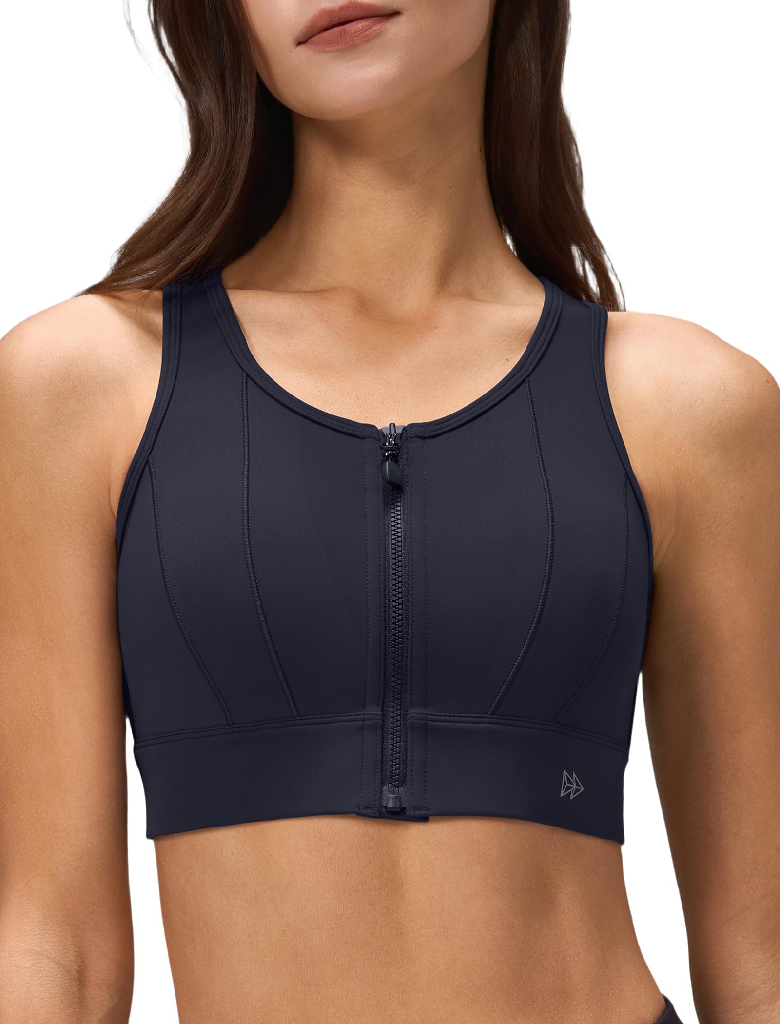 Yvette Front Closure High Impact Sports Bra for Women