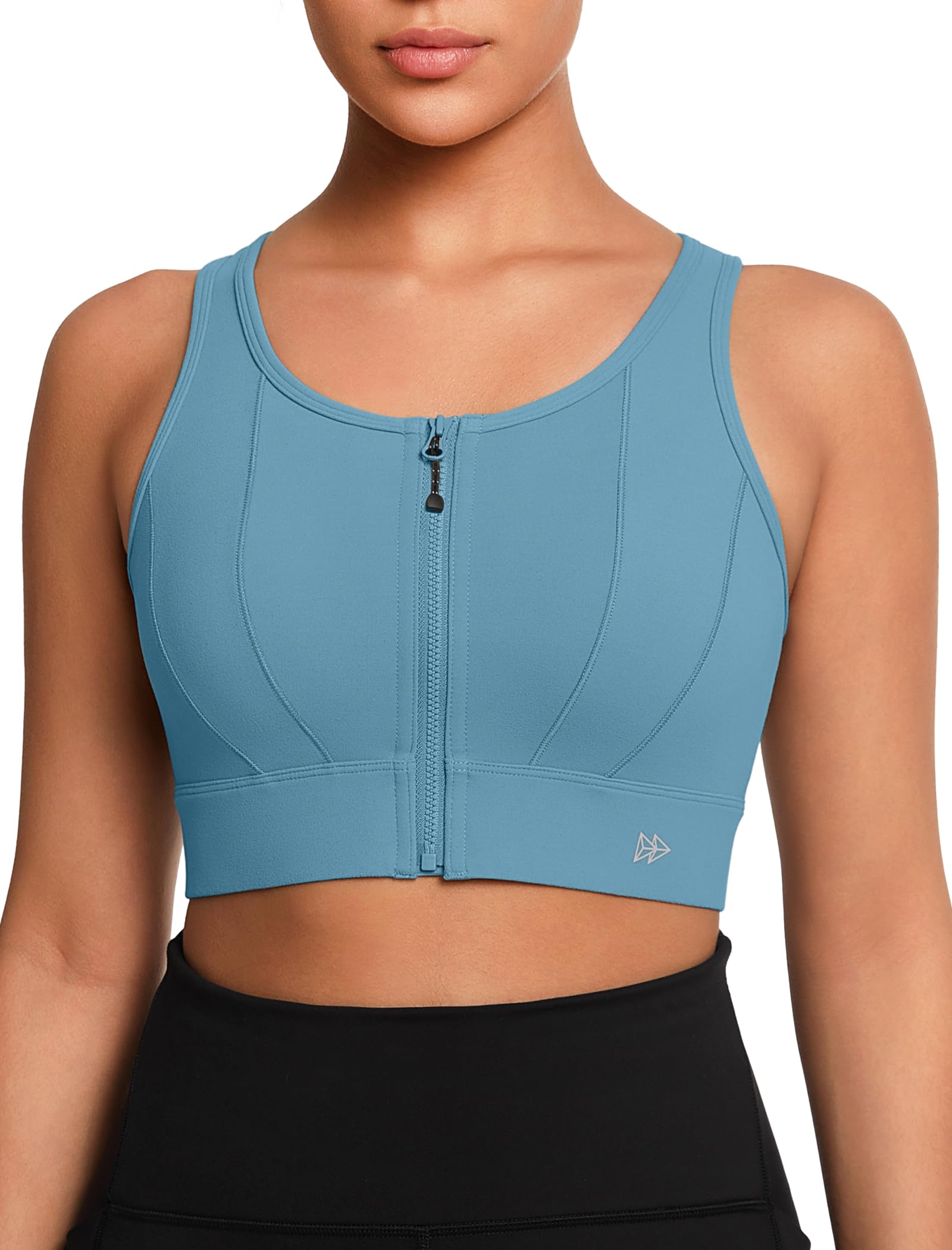 Yvette Front Closure High Impact Sports Bra for Women