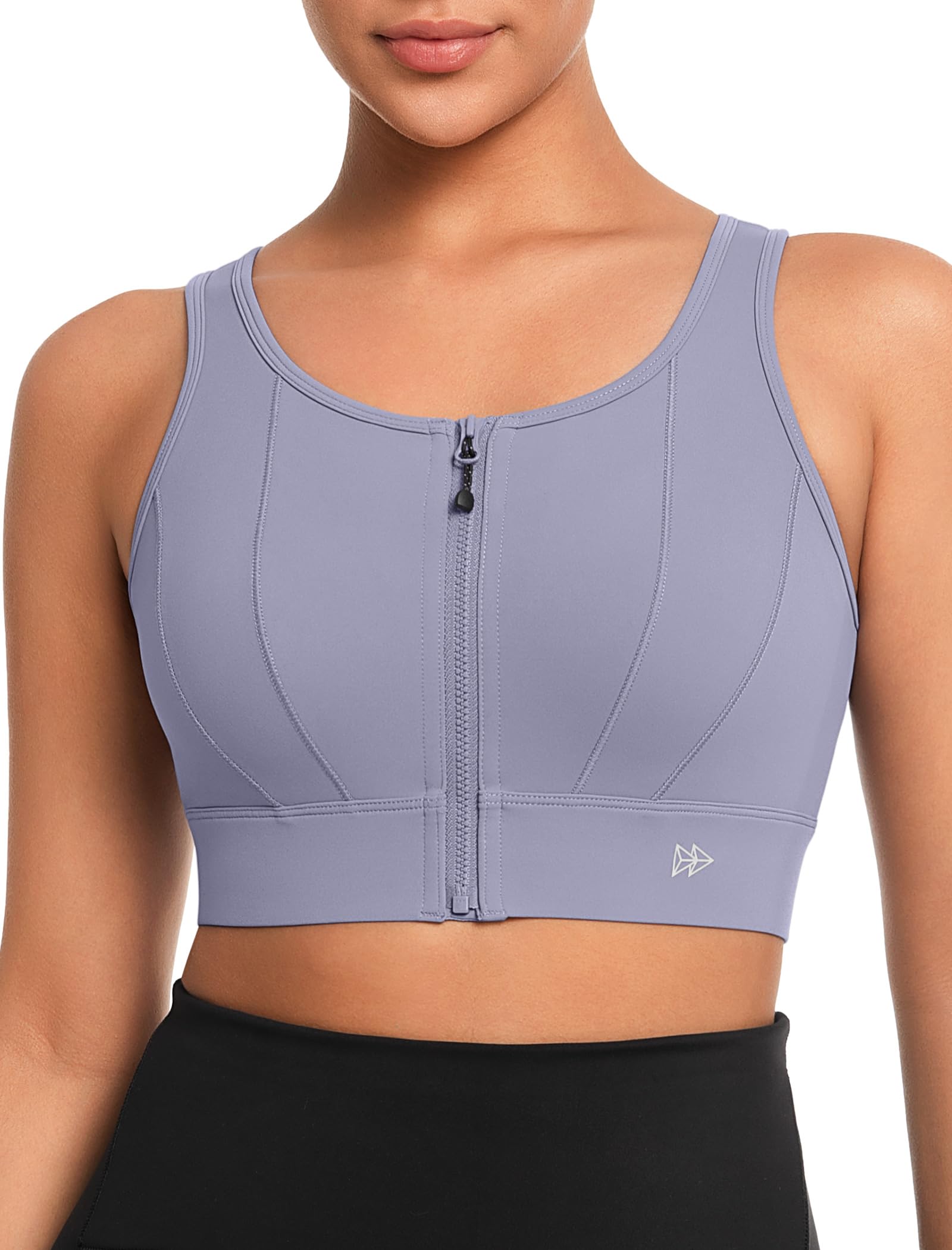 Yvette Front Closure High Impact Sports Bra for Women