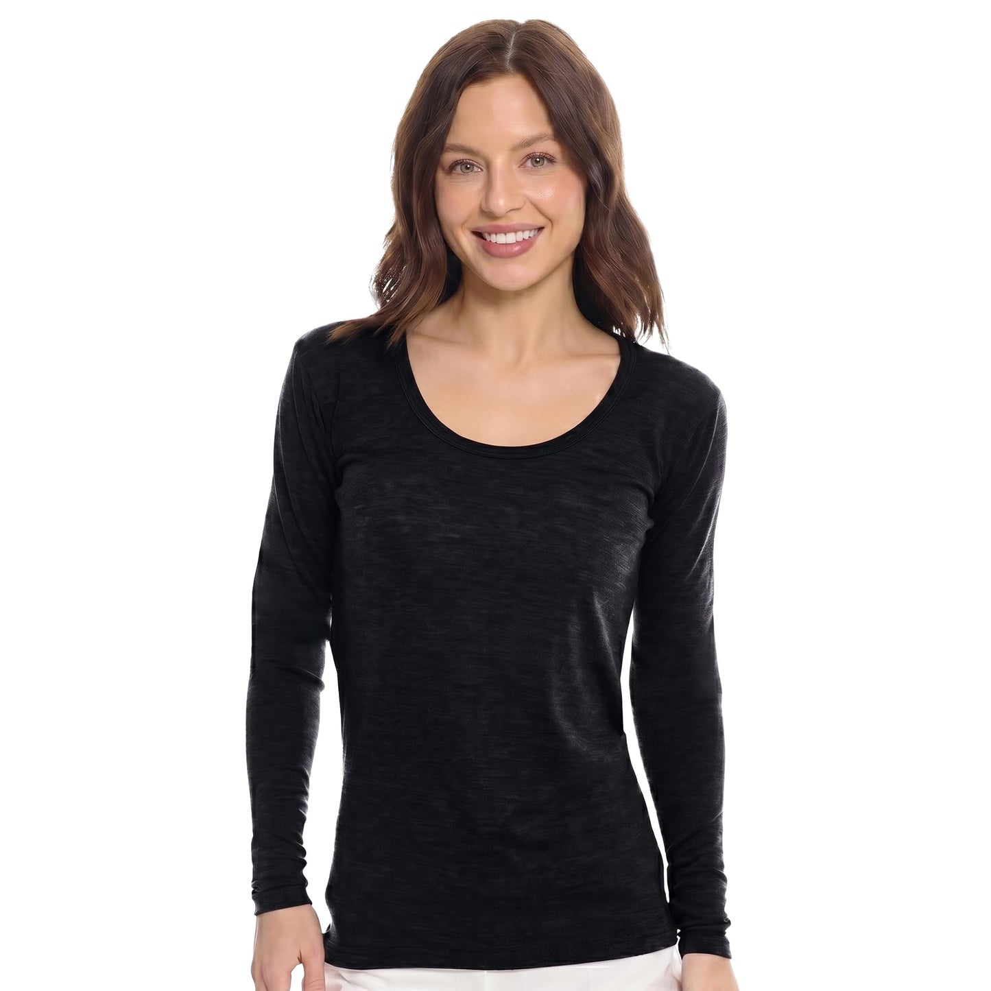 Women's Merino Wool Thermal Base Layer Shirt