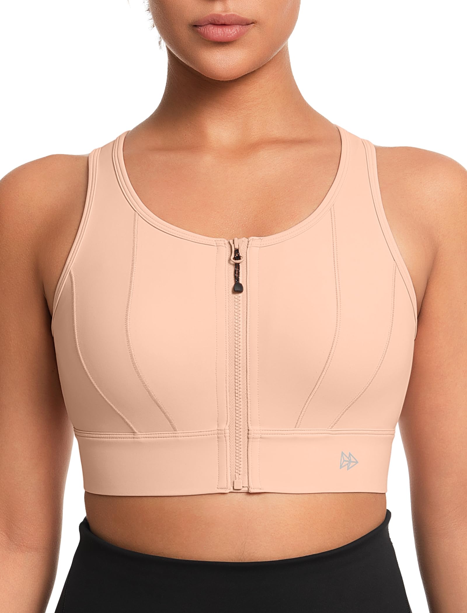 Yvette Front Closure High Impact Sports Bra for Women
